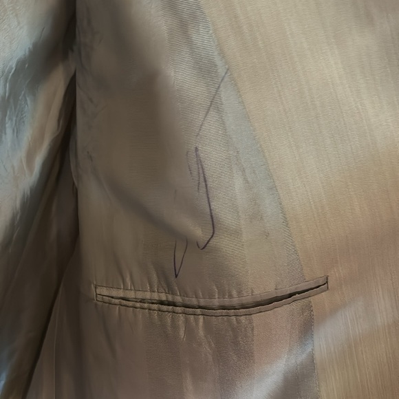 PAL Zileri luxury Camel Vintage style Made in Italy Wool Business Men suit Sz 58 - Picture 7 of 16